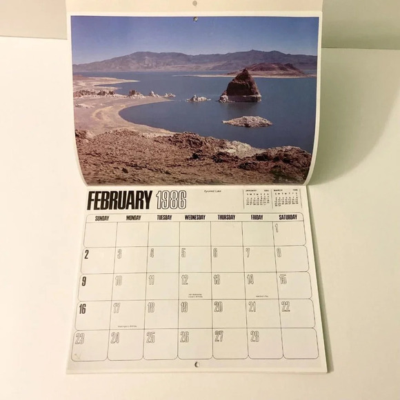 Vintage 1986 Nevada Reno Calendar Souvenir Booklet - Picture 8 of 16